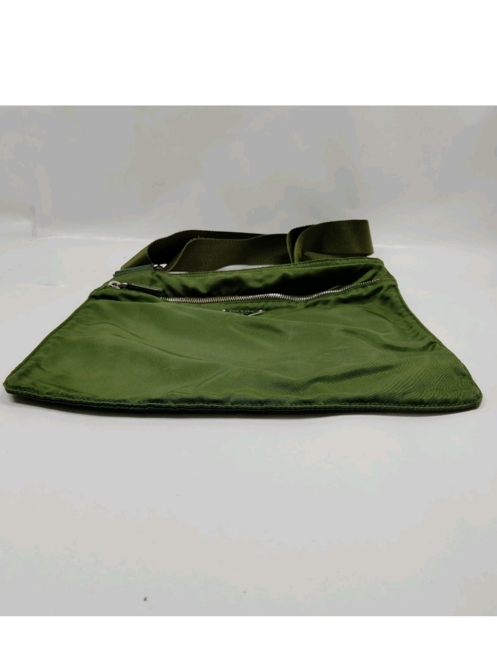 Prada Olive Green Nylon Crossbody Bag - Picture 5 of 8